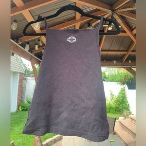 Harley Davidson embroidered black tank top